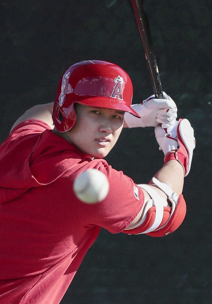 【画像・写真】大谷、打者メニュー調整　打撃練習は前回の2倍に