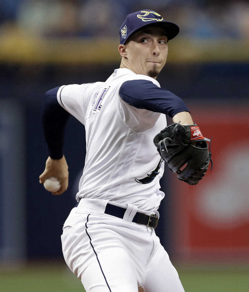 【画像・写真】レイズ　左腕スネルと契約延長　昨季に投手2冠でサイ・ヤング賞獲得