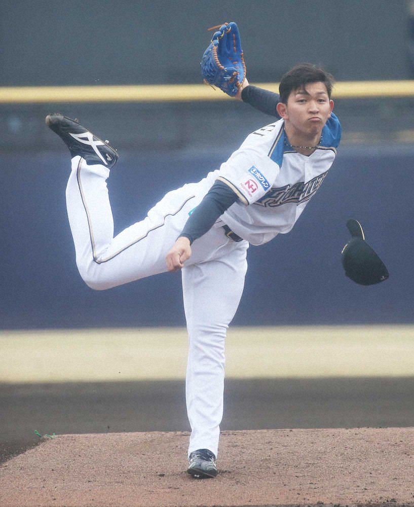 【画像・写真】日本ハム・斎藤　イースタン戦で2回無失点　今季最速140キロ計測　柿木はプロ初失点