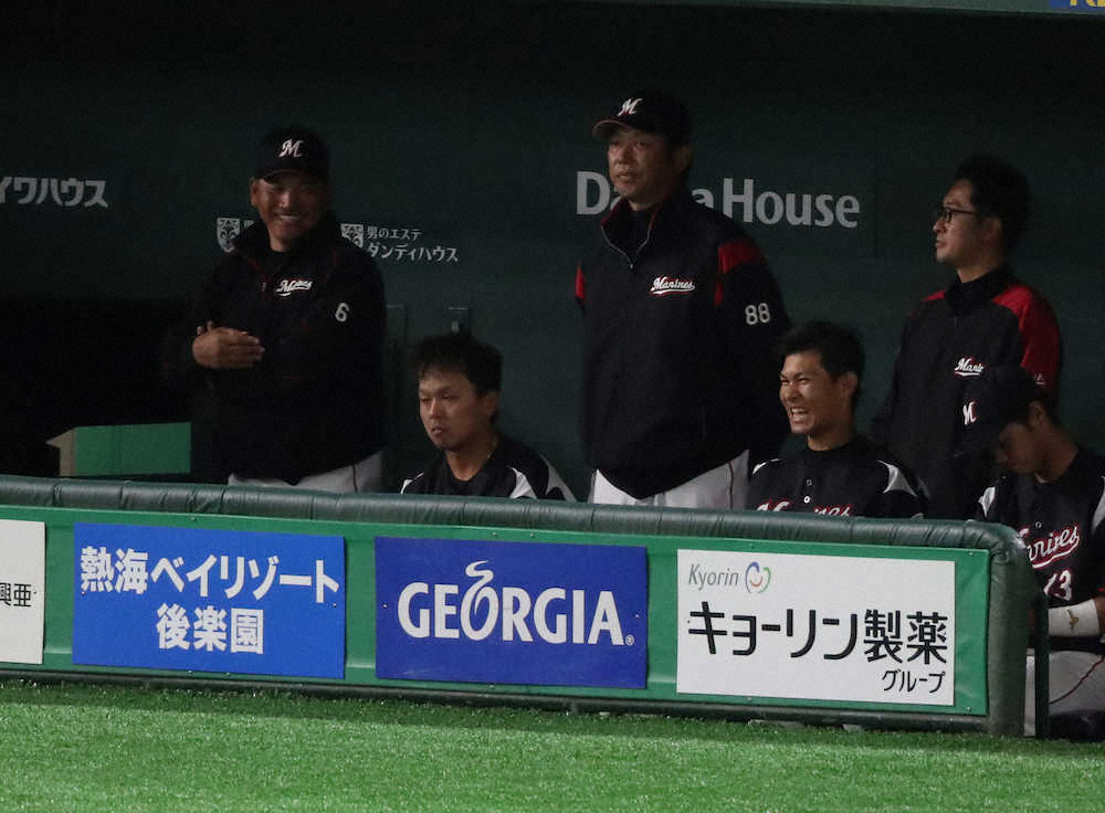 【画像・写真】ロッテ・藤原は3打数無安打で交代　菅野の外角カーブを見逃し三振