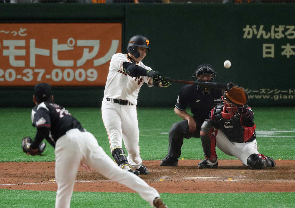 【画像・写真】巨人・丸、待望の移籍後1号「最後の最後にいいスイングできた」