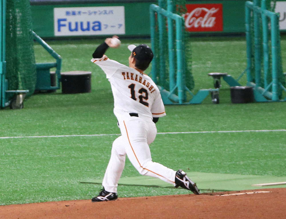 【画像・写真】巨人ドラ１高橋、4・4初先発内定「ルーキーらしくはつらつ」