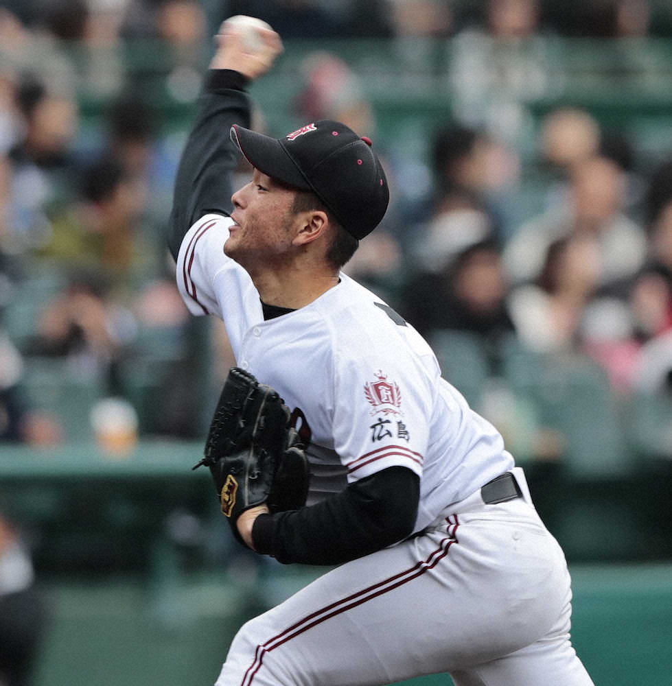 【画像・写真】広陵エース河野、まさかの乱調「修正できなかった」