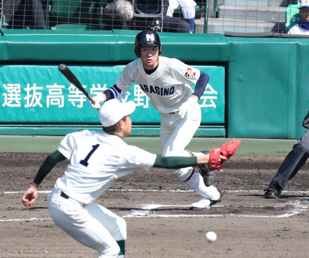 【画像・写真】習志野　8回無失点の飯塚、打球受け治療も「マウンドに戻ると決めていた」