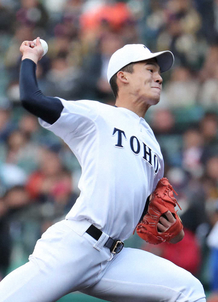 【画像・写真】東邦　森田監督「優勝目指してもうひと踏ん張り」　成沢は大阪桐蔭の友情応援に感謝