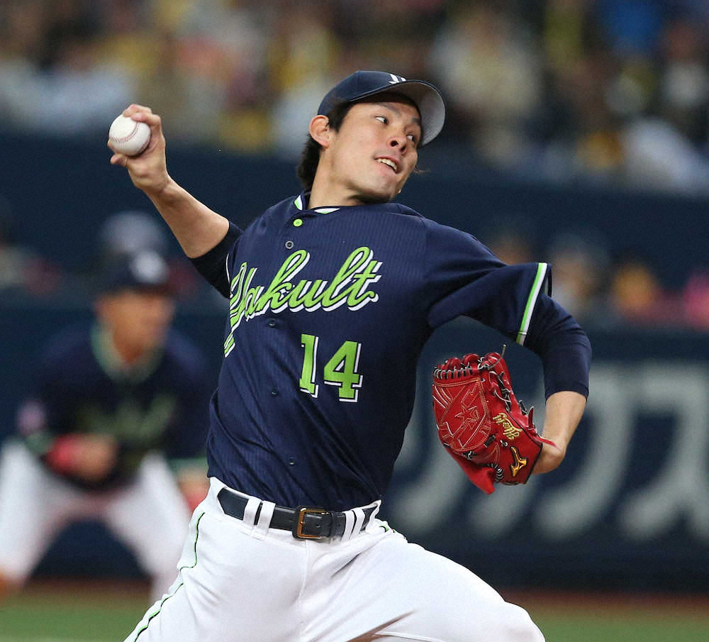 【画像・写真】ヤクルト高梨、移籍後初勝利　6回3安打1失点「強気に攻められた」