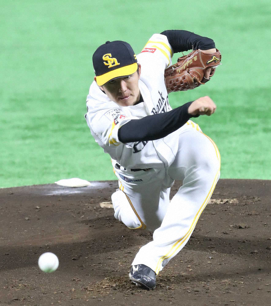 【画像・写真】ソフトB高橋礼、プロ初勝利！6回1失点で開幕3連勝導いた
