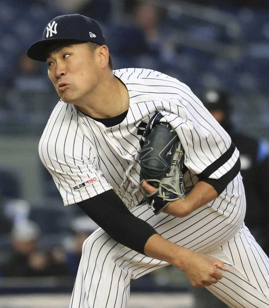 【画像・写真】マー君、開幕2連勝ならず  7回途中で降板　8安打7K1失点好投も