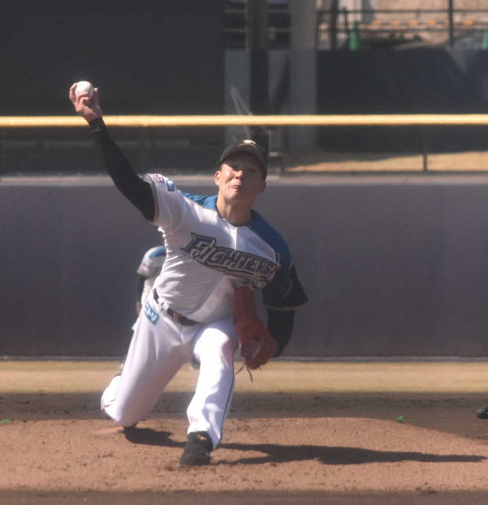 【画像・写真】輝星、3回4安打1失点　4奪三振　上々の公式戦初先発