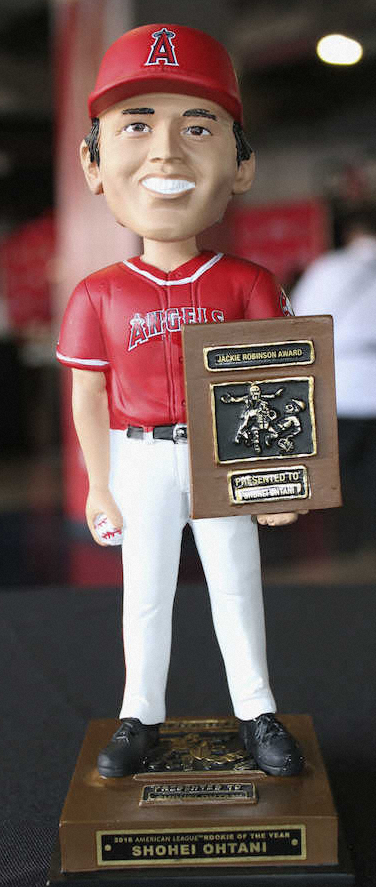 【画像・写真】大谷の“新人王人形”発売　昨年のグッズ売上は「トップ」