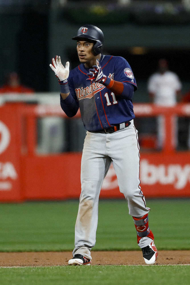 【画像・写真】ツインズのポランコがサイクル安打　フィリーズ戦で達成　チーム史上11回目