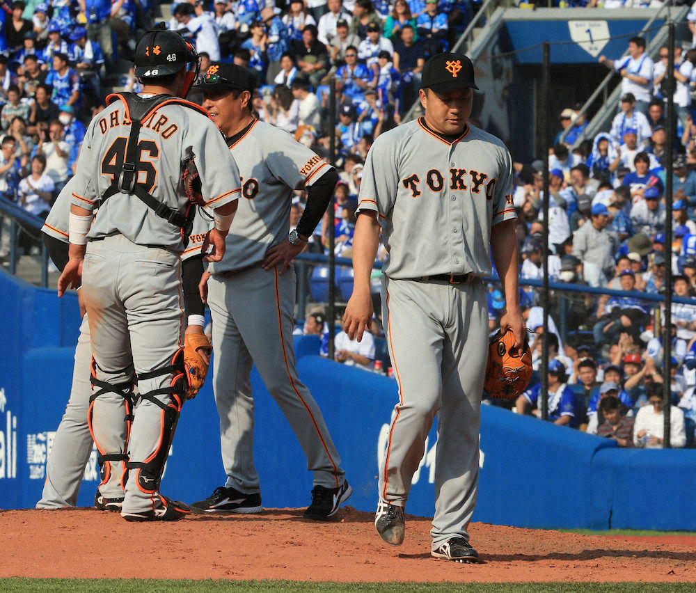 【画像・写真】5年ぶり先発の巨人・沢村　4回途中4失点で降板「追い込んでからの四球がすべて」