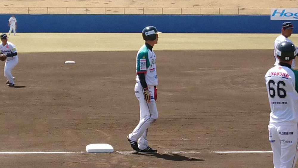 【画像・写真】BC栃木　西岡、開幕戦で3安打3打点1盗塁　大勝に貢献