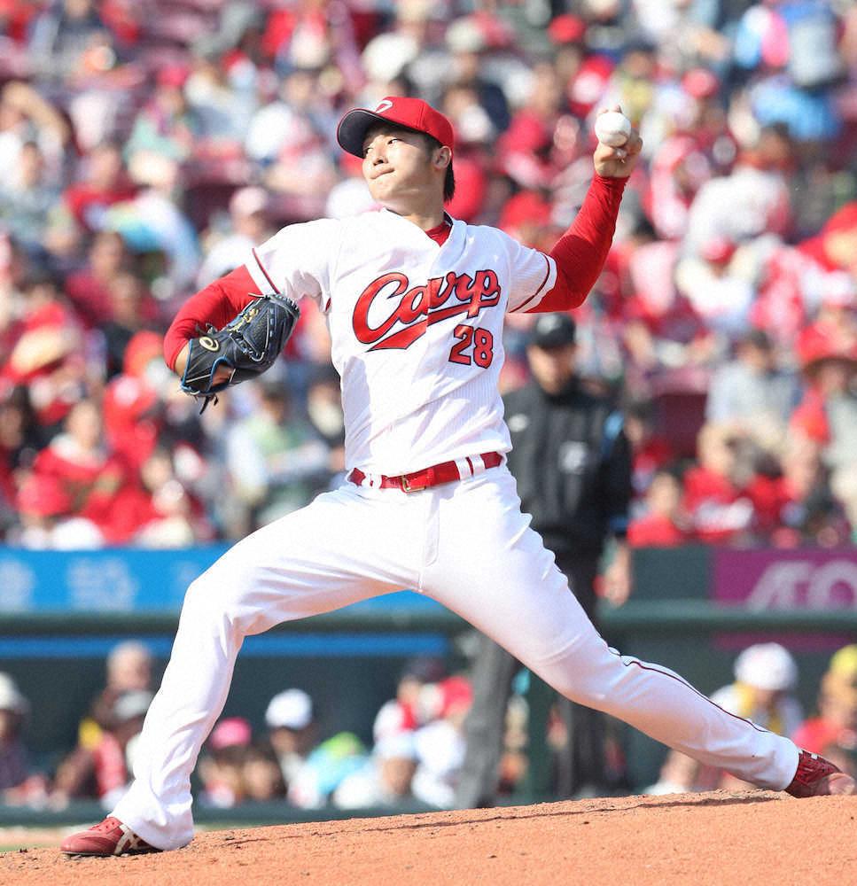 【画像・写真】広島　床田、連敗止め724日ぶりプロ2勝目　左肘手術乗り越え歓喜