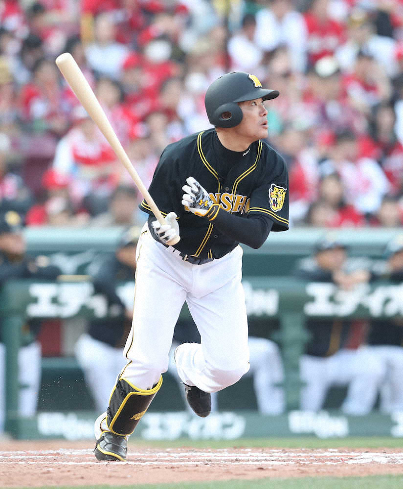 【画像・写真】福留、日本通算1000打点弾　虎最年長がバックスクリーン1号