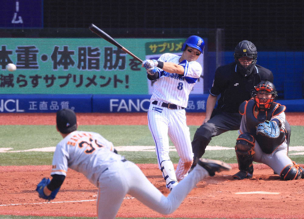 【画像・写真】DeNAのリードオフマン神里　2安打2得点1盗塁と躍動！