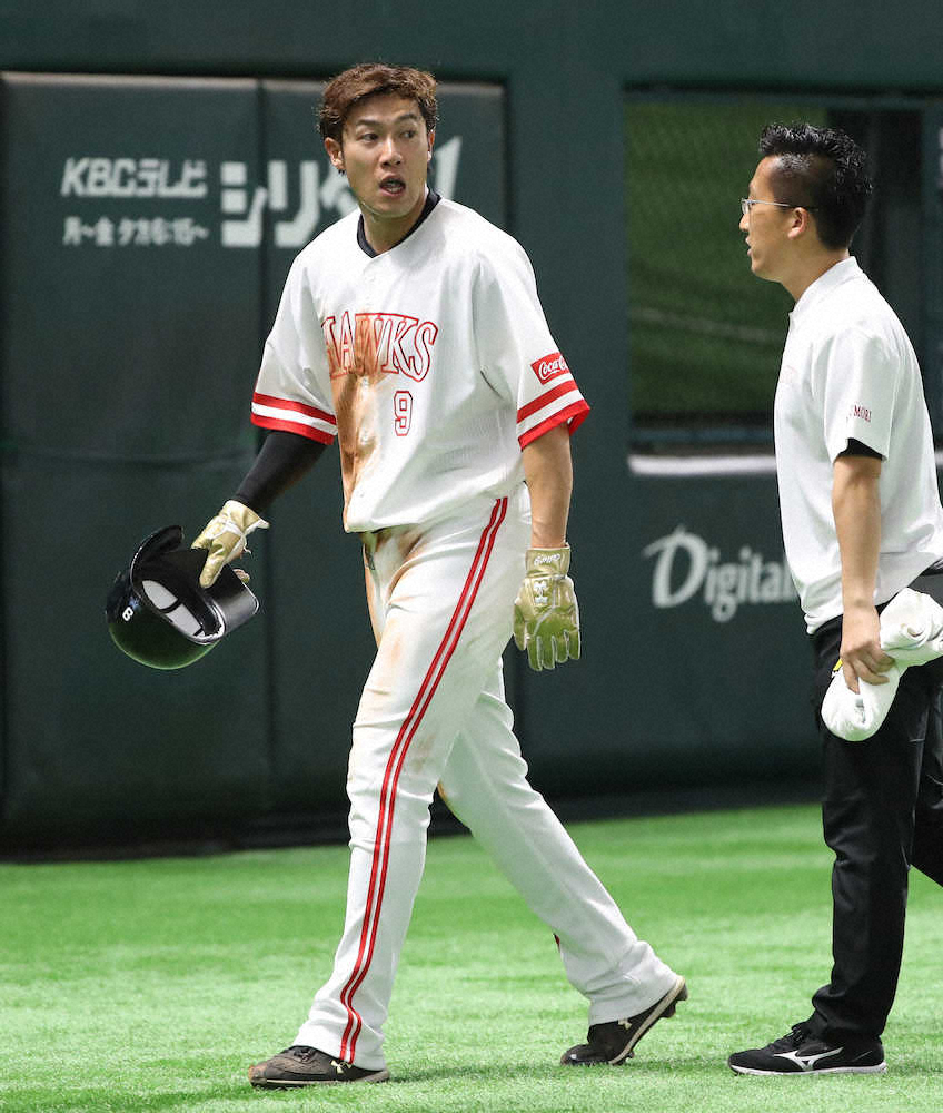 【画像・写真】ソフトB柳田が左半膜様筋腱の肉離れで出場選手登録抹消