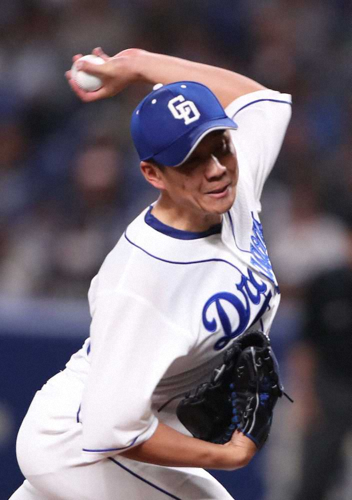 【画像・写真】中日・与田監督、粘投の大野雄に注文「攻撃のリズムをつくる点では…」