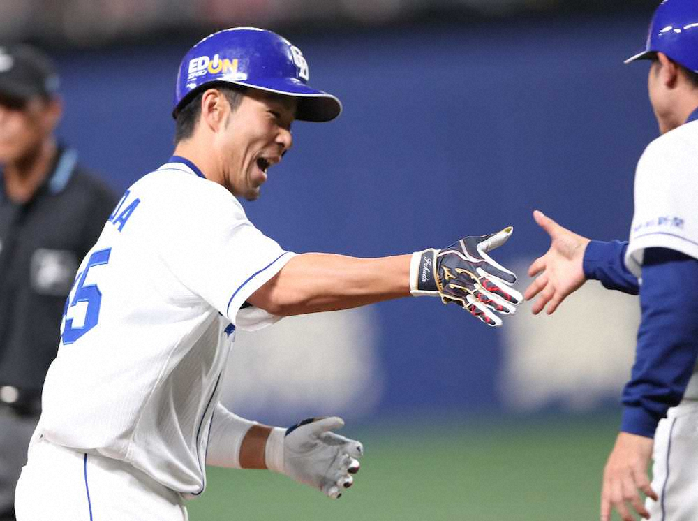 【画像・写真】中日・福田、前日の屈辱晴らす逆転弾「悔しくて寝られなかった…やり返しました」