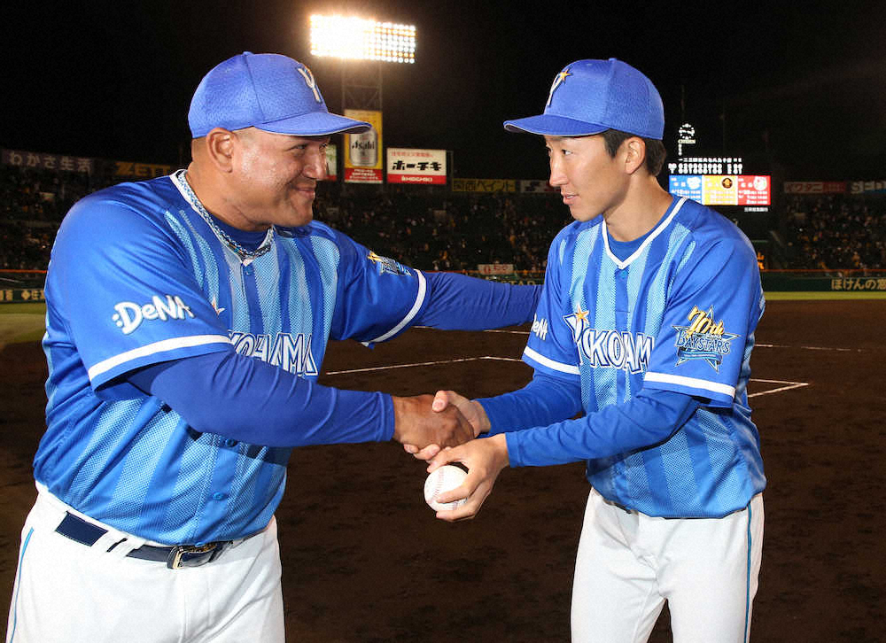 【画像・写真】初勝利のDeNA大貫、恩師の日体大・古城監督が感激「元気もらえた」