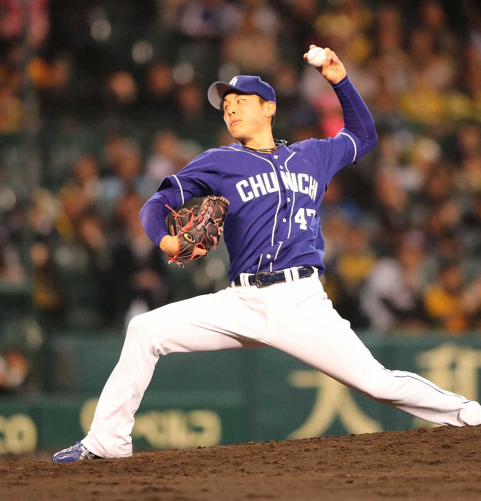 【画像・写真】中日　快勝で5割復帰　笠原は今季初勝利　阪神は3連敗