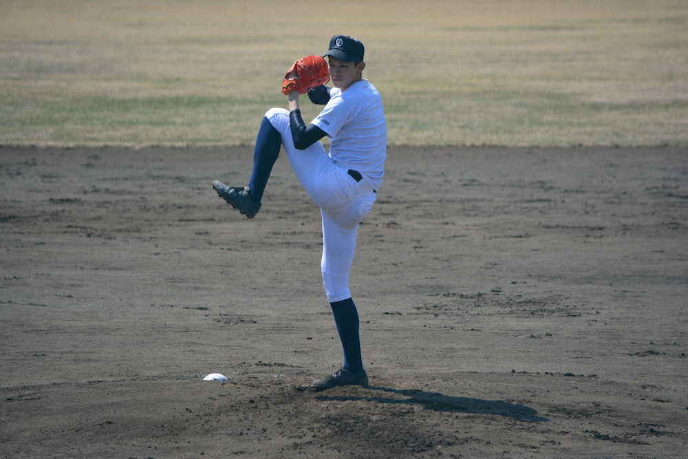 【画像・写真】大船渡・佐々木　練習試合で好投　4回3安打無失点、毎回の9K