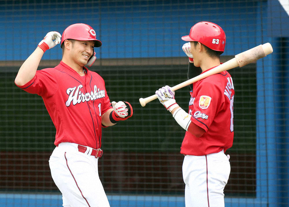 【画像・写真】広島・鈴木　7試合ぶり一発「積極的に打ちにいった」