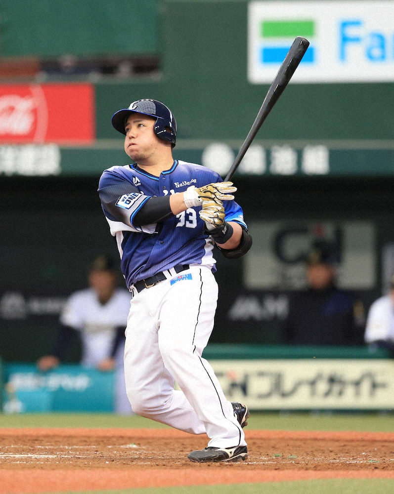 【画像・写真】西武・山川6号3ラン　球団15年ぶり開幕から5カード連続本塁打