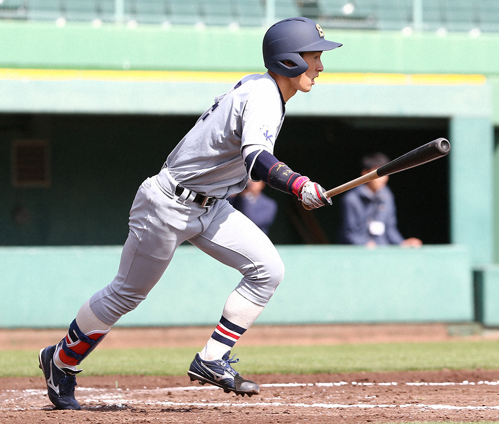 【画像・写真】京産大4年・杉野　特大三塁打で今季初勝ち点に貢献　通算100安打も視野