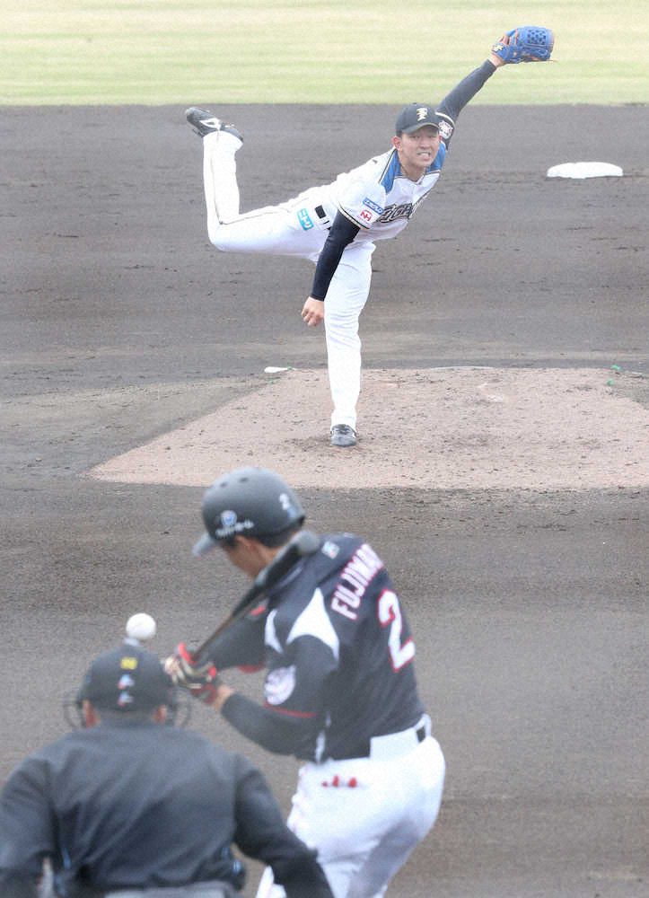 【画像・写真】日本ハム　柿木、同期・藤原に打たれ4失点「悔しいが、いい打者」