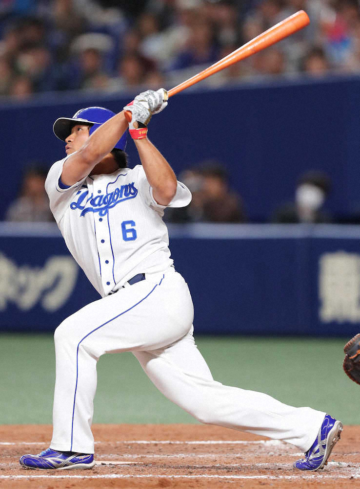 【画像・写真】中日　上茶谷KOでオープン戦の借り返した！3回平田が口火弾