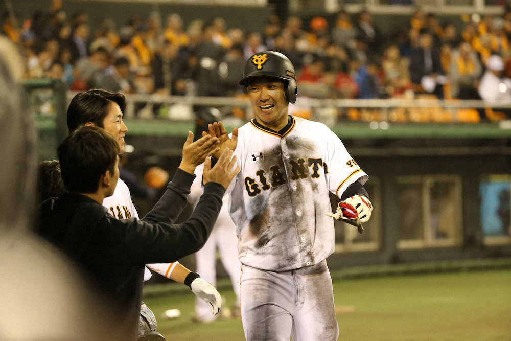【画像・写真】巨人、投打かみ合い鹿児島で快勝　“地方の鬼”山口が力投3勝目　新打線も機能