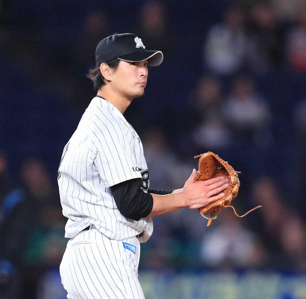 【画像・写真】涌井「いつも四球を出す人なので…」“マリンの風”追い風にフライアウト13個　9年ぶり無四球完封