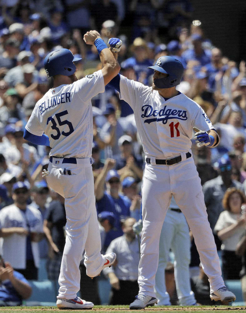 【画像・写真】ドジャースがホームで32試合連続本塁打　ポロックの3ランでメジャー・タイ記録
