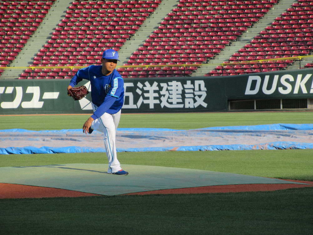 【画像・写真】DeNA・今永　19日の広島戦へ調整、前回は完封勝利も「先週の投球を切り捨ててやりたい」