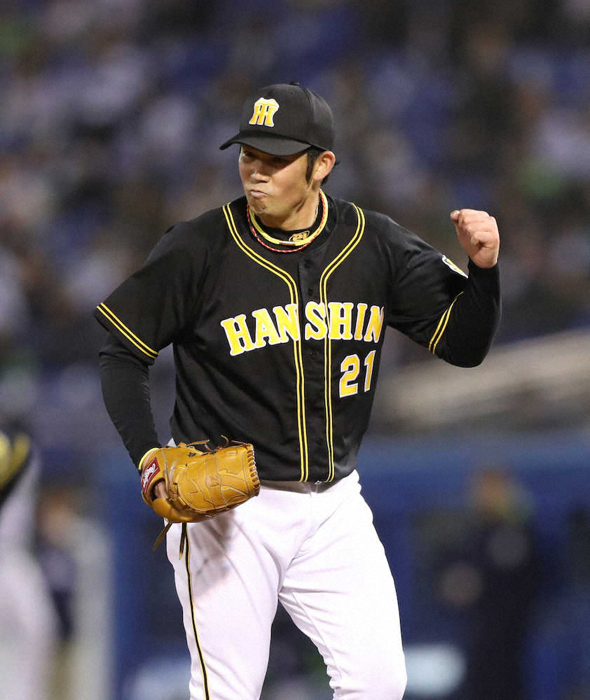 【画像・写真】阪神　敵地・神宮で5発圧勝！ともに今季最多の16安打＆13得点　35歳岩田が完投で2年ぶり白星