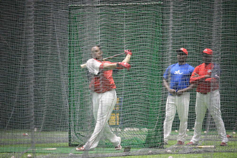 【画像・写真】広島バティスタ“恩返しの一打”誓う　クレート通訳が帰国