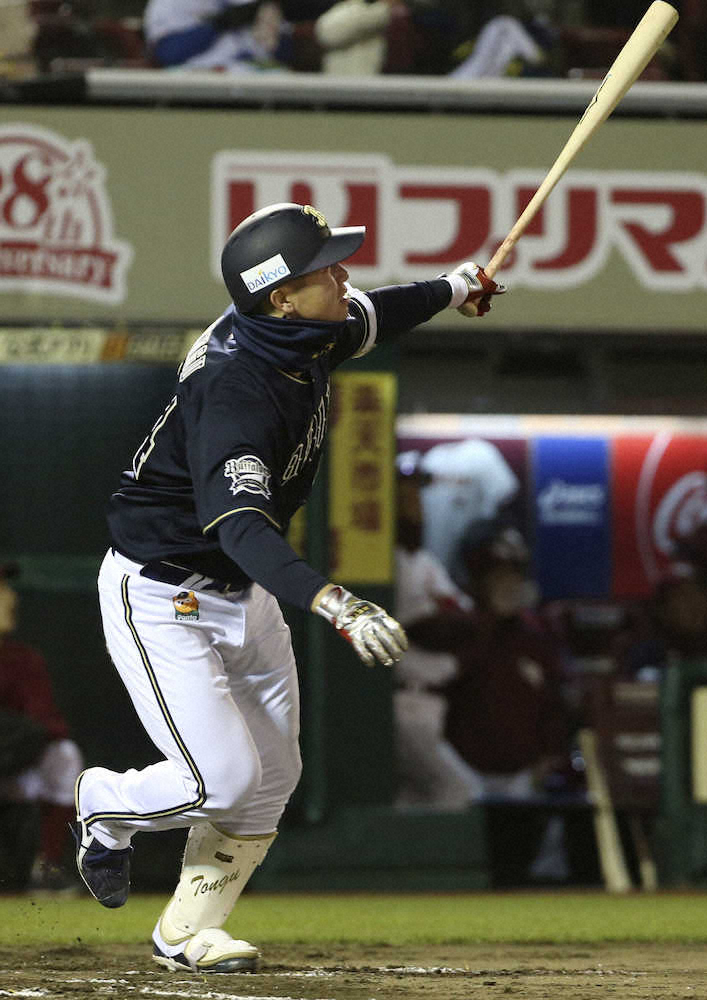 【画像・写真】オリックス・ルーキー頓宮、2戦連発となる決勝ソロ　増井は節目の通算150セーブ達成