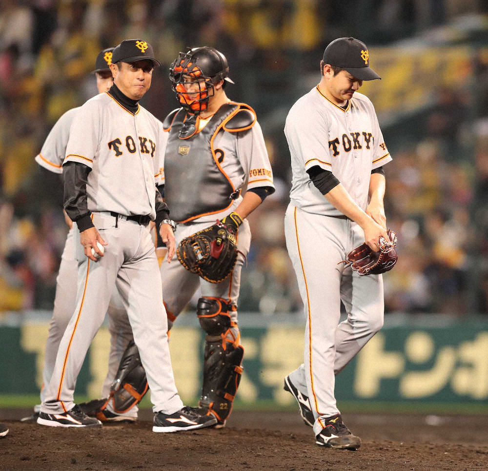 【画像・写真】巨人・菅野　今季3勝目の権利を得て降板　6回まで3安打無失点　7回、木浪にプロ1号3ラン被弾