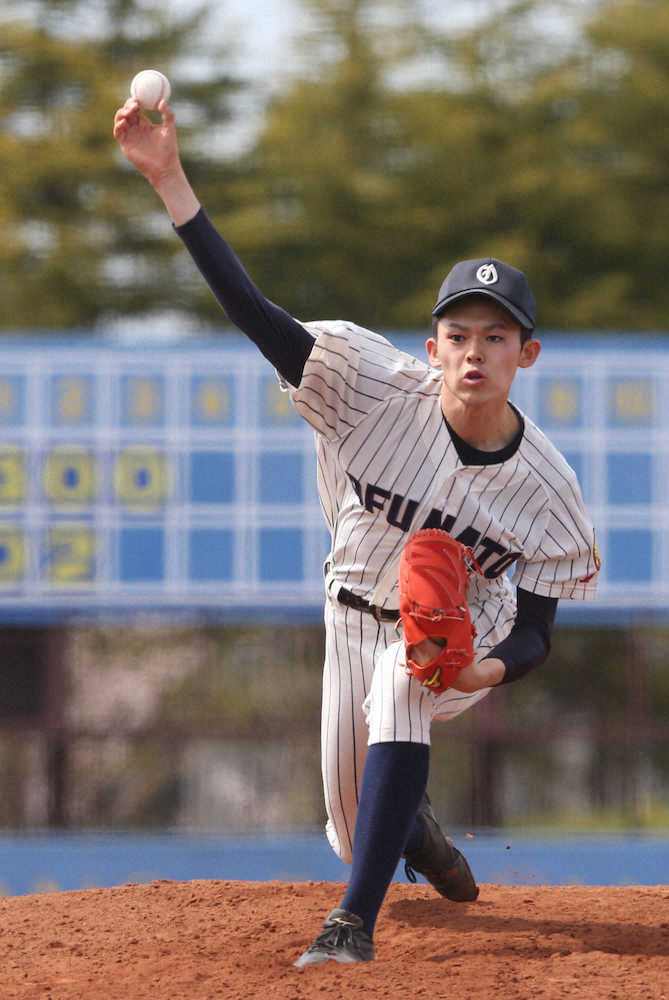 【画像・写真】大船渡・佐々木　日米20球団スカウト視察もマイペース　変化球中心で4回途中5K2失点