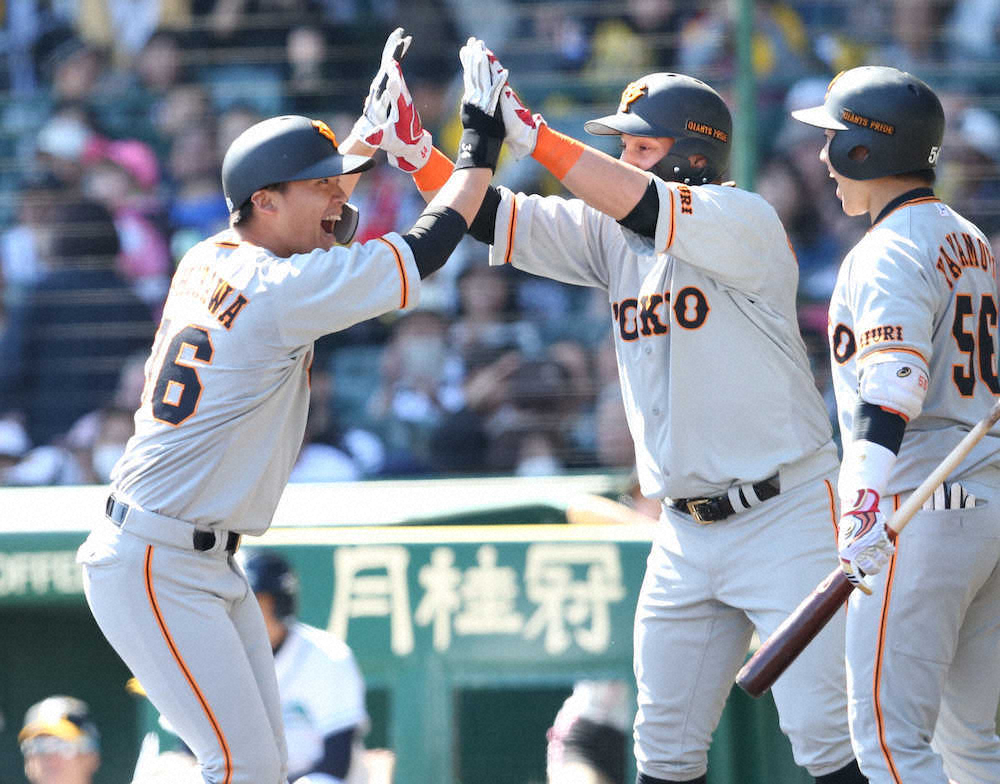 【画像・写真】巨人「ダイナマイト・シンゴ」打ったでV弾!先発抜てき応えた