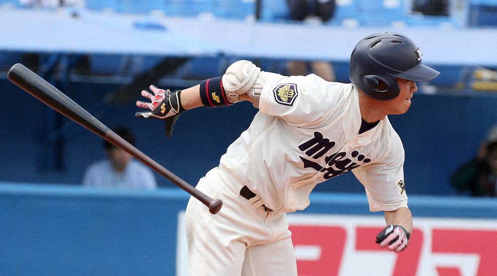 【画像・写真】甲子園の盗塁王、明大・丸山が内野安打3本の猛打賞