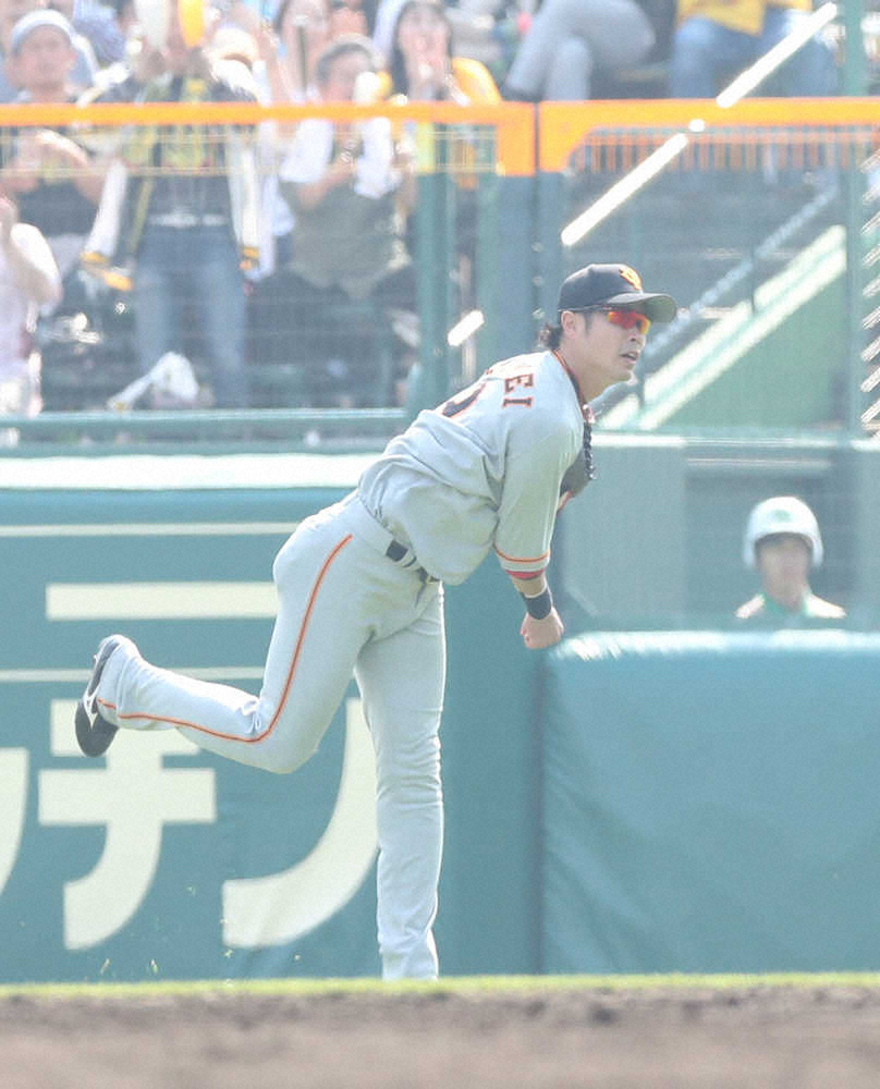 【画像・写真】巨人の名手・亀井好守で「ライトゴロ」　珍プレーにG党歓喜