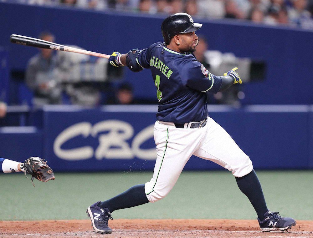 【画像・写真】バレンティン21試合で21打点！試合前は「ネムイ…」も3回反撃適時打