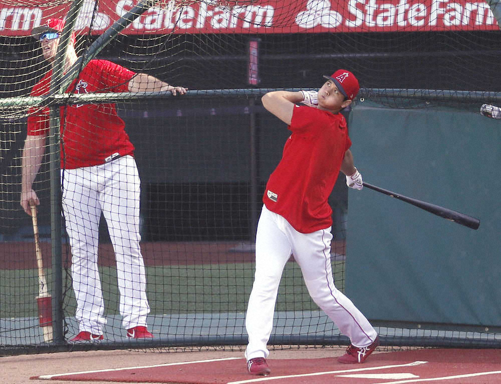 【画像・写真】大谷、フリー公開後最多15発　5月初旬復帰へ上々