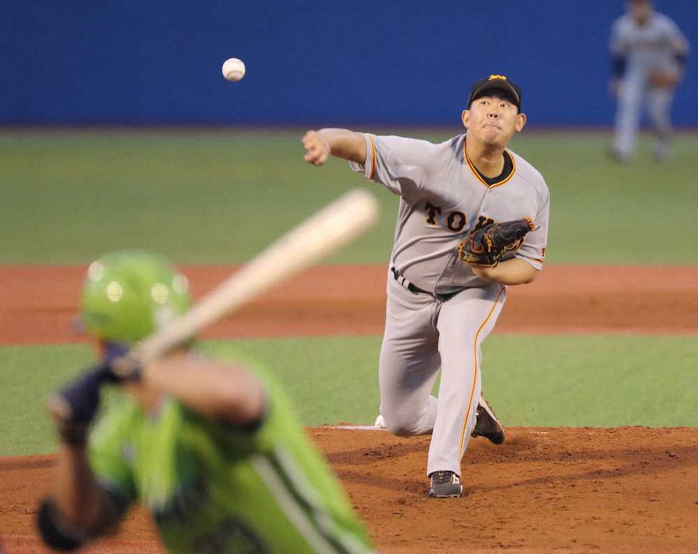 【画像・写真】巨人3戦連続完封勝ち！山口8回零封　4戦4勝で月間MVP有力候補