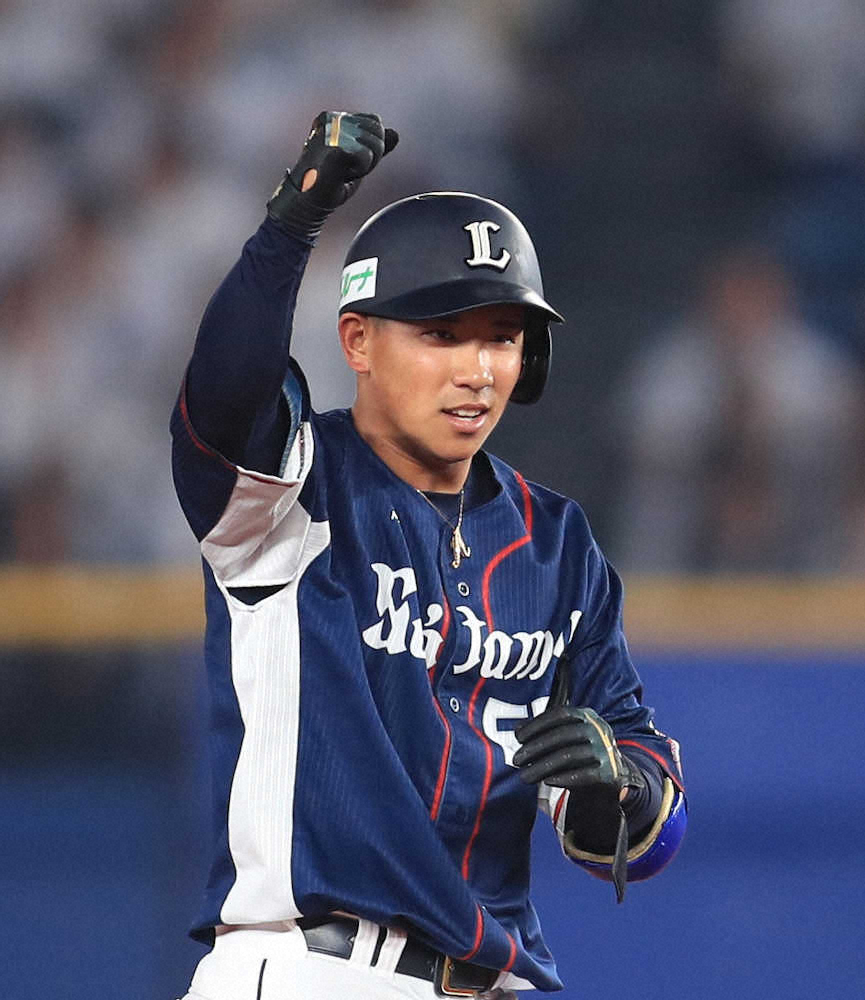 【画像・写真】西武　死闘10回乱打戦制しロッテ戦無傷5連勝　4年目・愛斗プロ初安打初打点