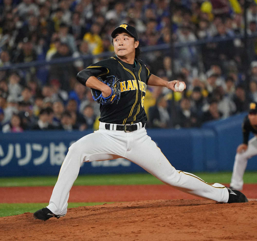 【画像・写真】阪神・島本、完ぺき筒香斬り！通算10の0　ピンチで仁王立ち