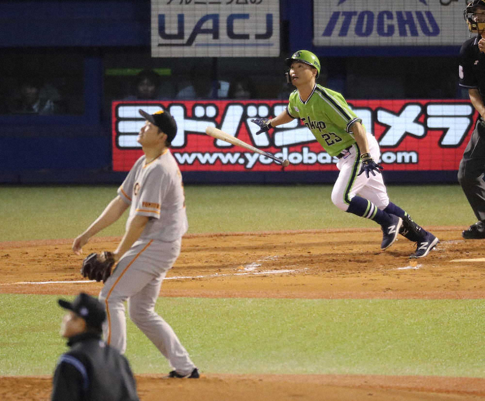 【画像・写真】ヤクルト青木、山田、バレンティン　巨人・菅野から3者連続本塁打！
