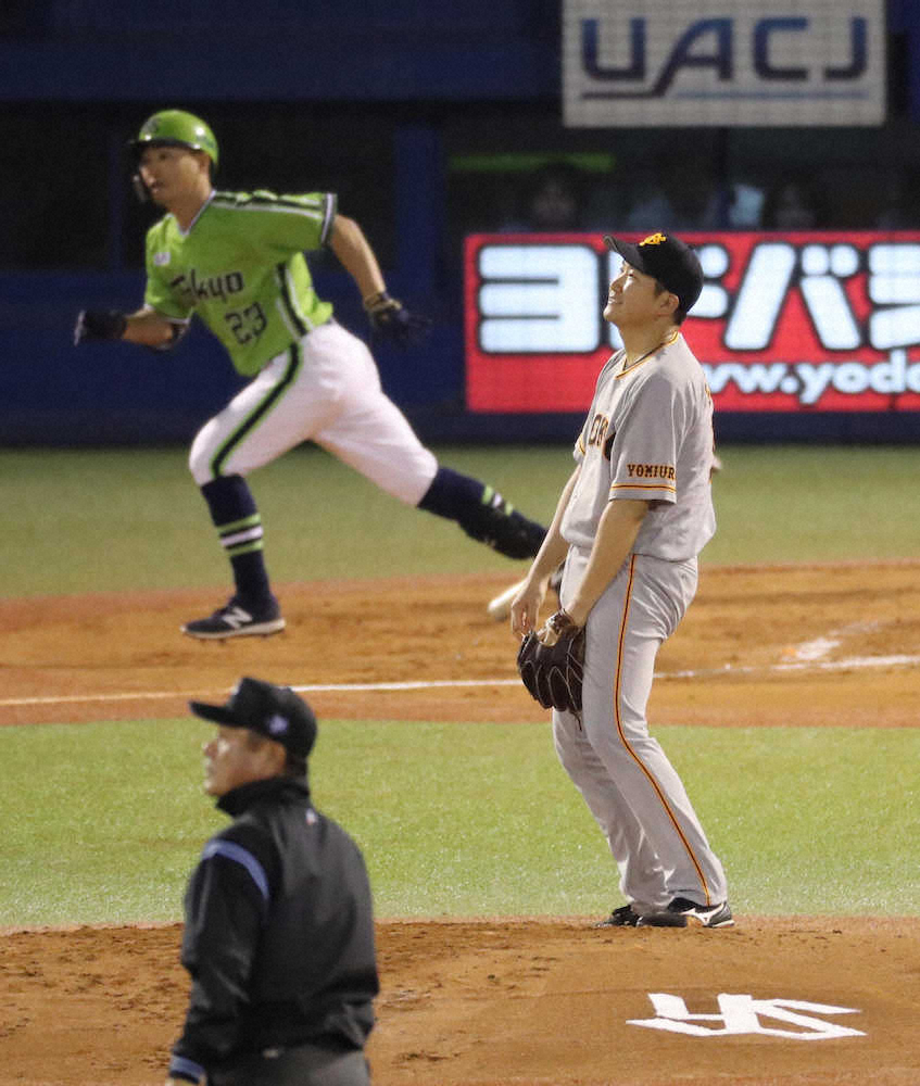 【画像・写真】巨人・菅野まさか…今季最短ＫＯ　3者連続弾など浴び4回途中12安打7失点
